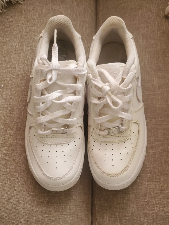 Nike Other - Nike White AF 1 Men's Athletic Sneakers Size 7Y.